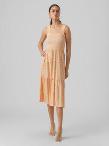 Vero Moda VMMENNY Długa sukienka -Parfait Pink - 10282481