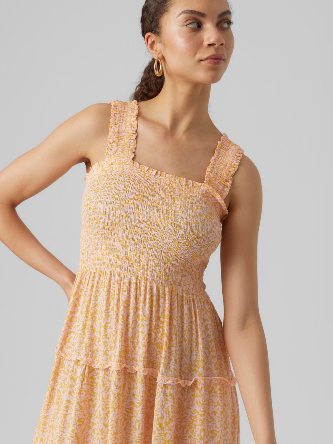 Vero Moda VMMENNY Langes Kleid -Parfait Pink - 10282481