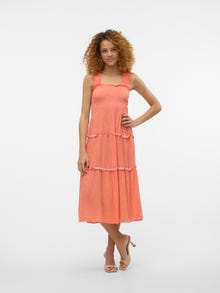 Vero Moda VMMENNY Lang kjole -Pink Cosmos - 10282481