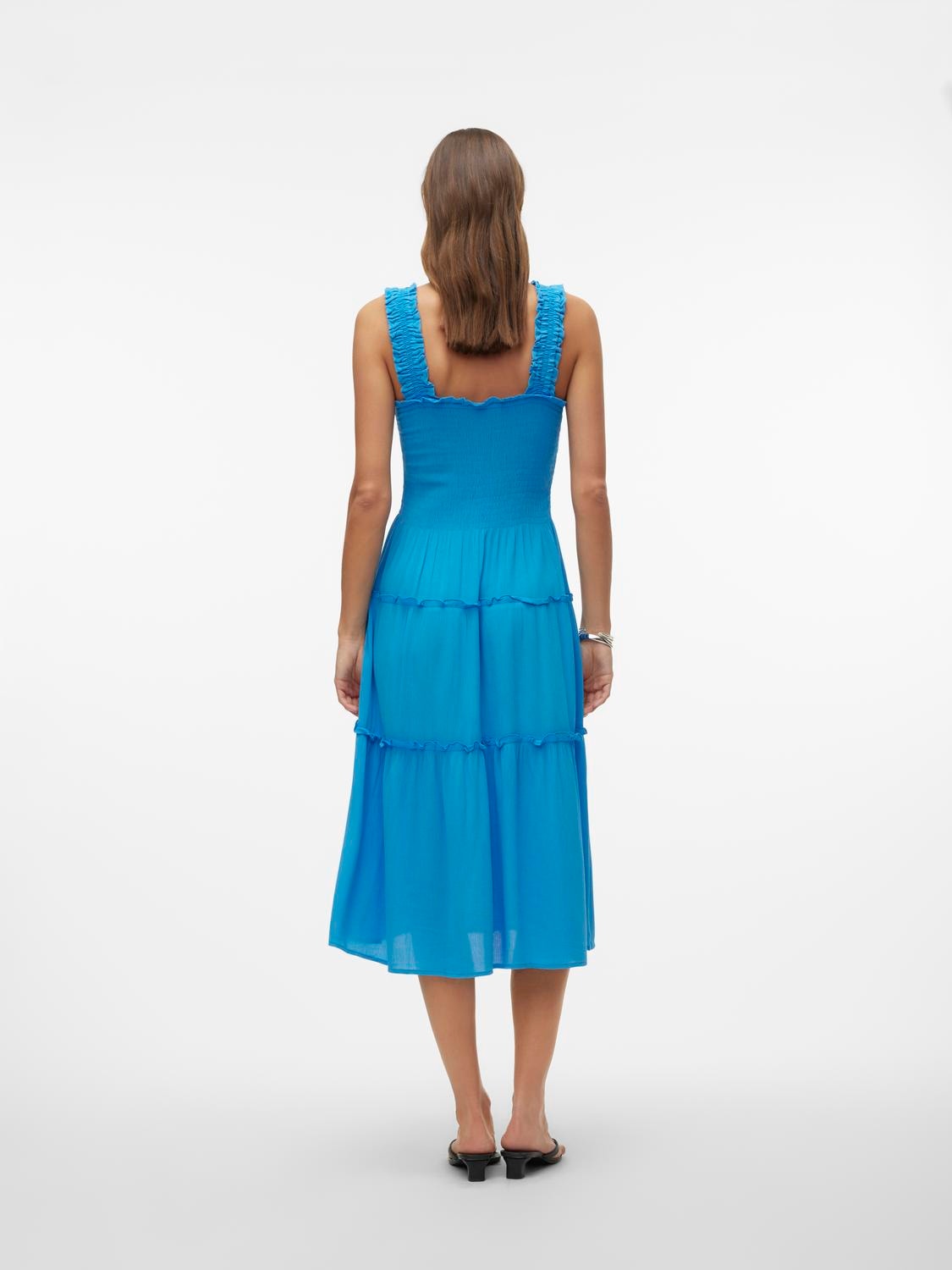 Vero Moda VMMENNY Lange jurk -Ibiza Blue - 10282481