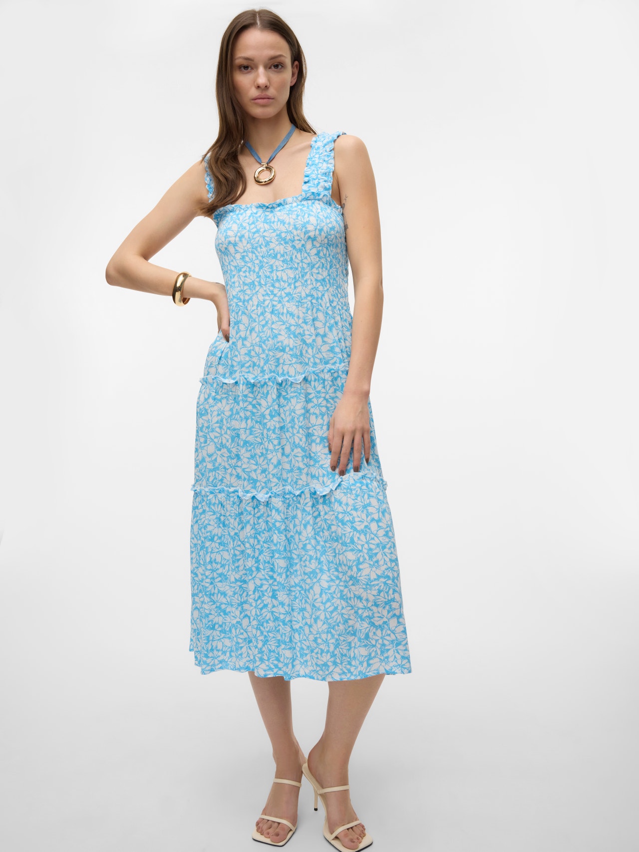 Vero Moda VMMENNY Long dress -Bonnie Blue - 10282481