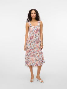 Vero Moda VMMENNY Midiklänning -Cloud Dancer - 10282481