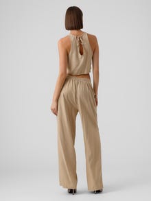 Vero Moda VMMYMILO High rise Trousers -Irish Cream - 10282493