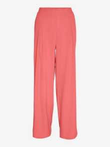 Vero Moda VMMYMILO High rise Trousers -Georgia Peach - 10282493