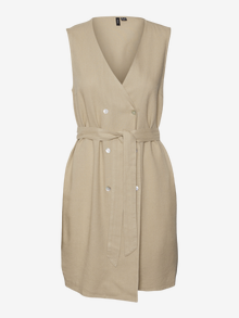 Vero Moda VMMYMILO Ilga suknelė -Irish Cream - 10282496