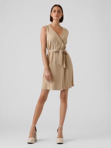 Vero Moda VMMYMILO Langes Kleid -Irish Cream - 10282496