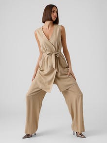Vero Moda VMMYMILO Langes Kleid -Irish Cream - 10282496