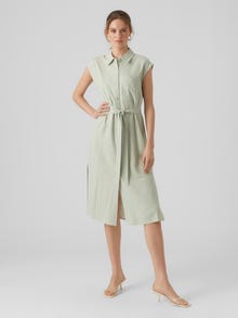 Vero Moda VMMYMILO Midi dress -Reseda - 10282532