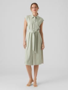 Vero Moda VMMYMILO Midi dress -Reseda - 10282532