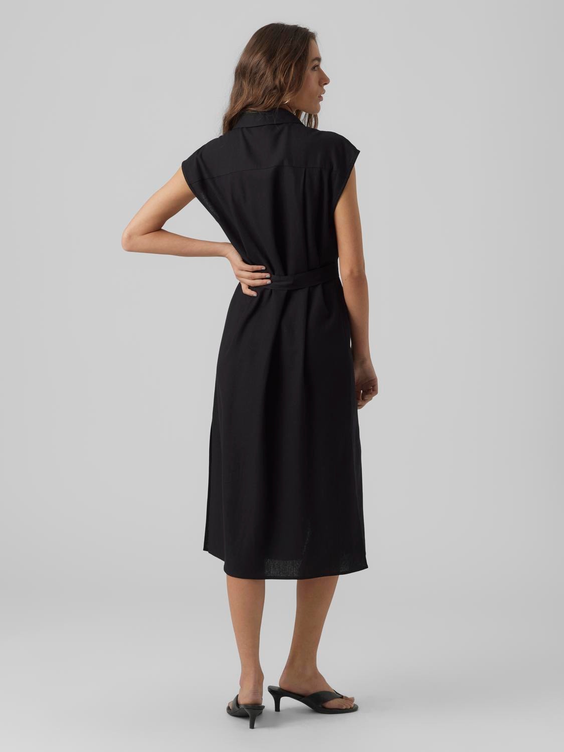 Vero Moda VMMYMILO Lange jurk -Black - 10282532