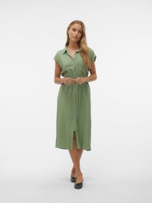 Vero Moda VMMYMILO Długa sukienka -Hedge Green - 10282532
