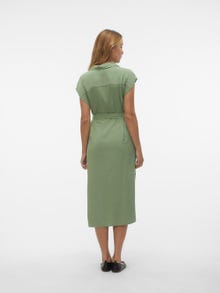 Vero Moda VMMYMILO Lang kjole -Hedge Green - 10282532