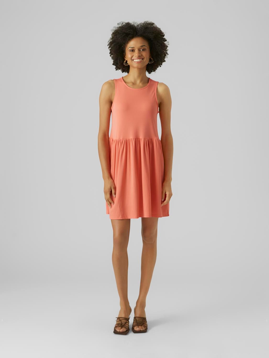 Vero moda peach clearance dress