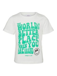 Vero Moda VMSMILE T-shirts -Snow White - 10282622