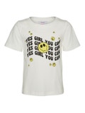 Regular Fit O-Neck T-Shirt | White Clear | Vero Moda®