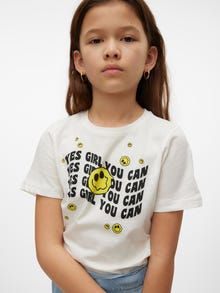 Vero Moda VMSMILE T-Shirt -Snow White - 10282622