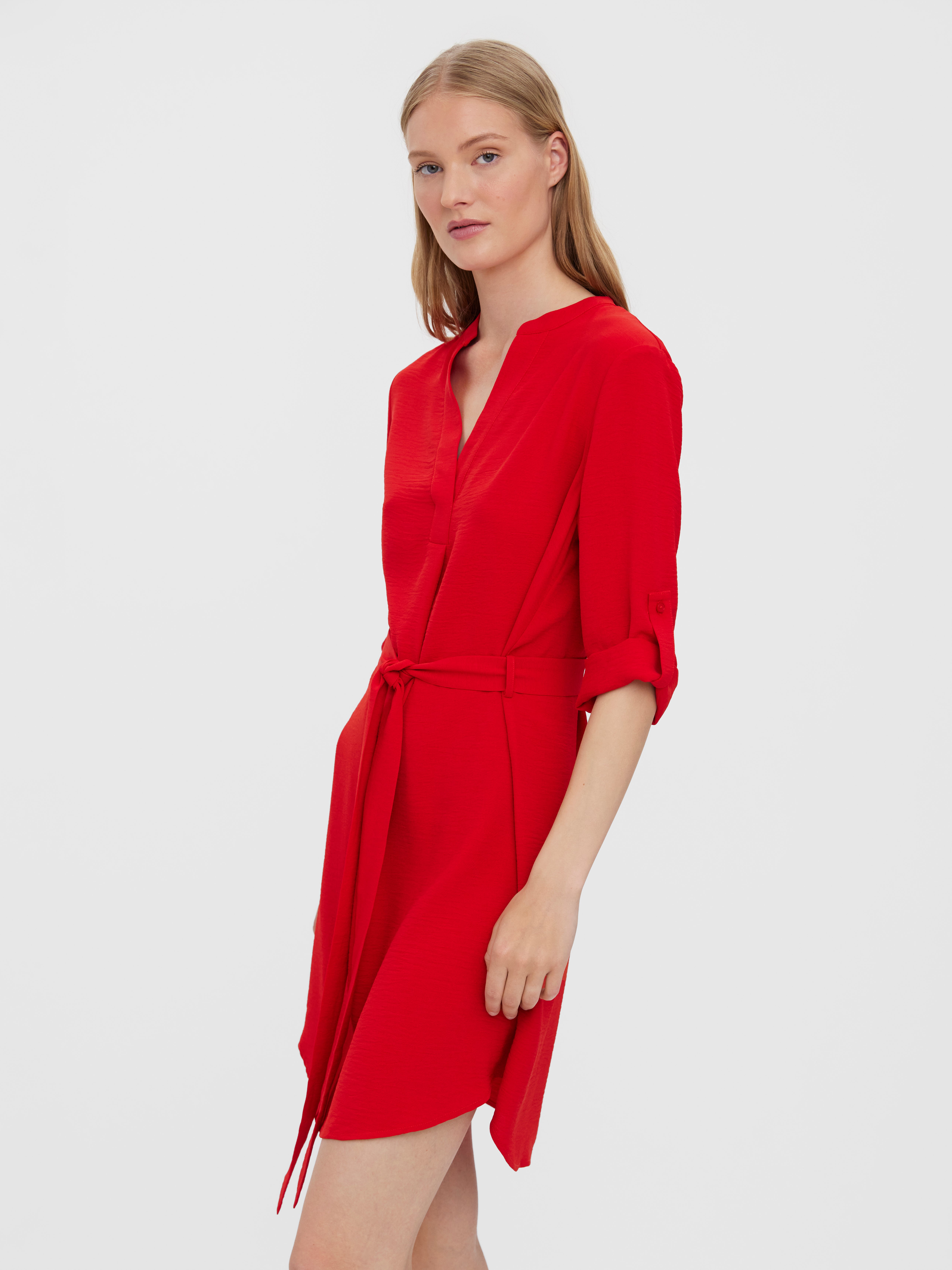 VMELVA Robe courte Rouge moyen Vero Moda