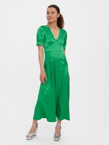 Vero Moda VMVIOLA Langes Kleid -Bright Green - 10283081