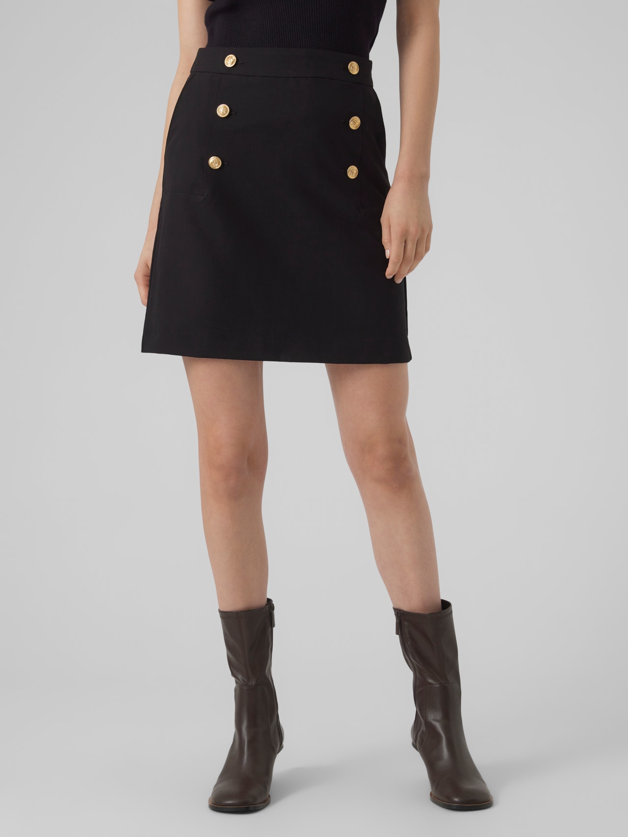 Vero Moda VMAILAALIA Short Skirt -Black - 10283115
