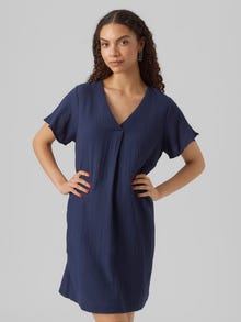 Vero Moda VMNATALI Krótka sukienka -Navy Blazer - 10283125
