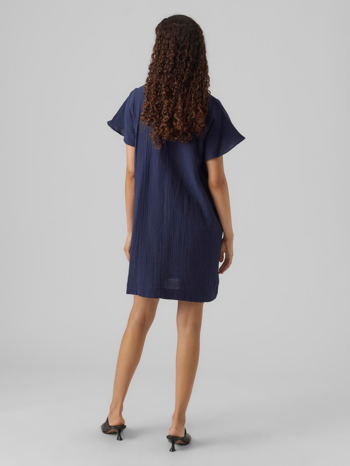 Vero Moda VMNATALI Kort kjole -Navy Blazer - 10283125