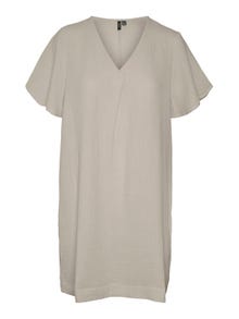 Vero Moda VMNATALI Short dress -Silver Lining - 10283125