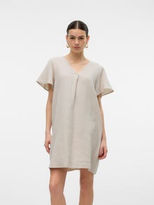 Vero Moda VMNATALI Krótka sukienka -Silver Lining - 10283125