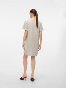 Vero Moda VMNATALI Short dress -Silver Lining - 10283125
