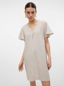 Vero Moda VMNATALI Krótka sukienka -Silver Lining - 10283125
