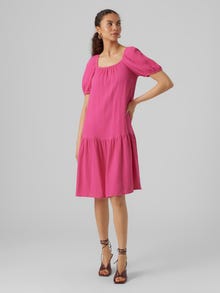 Vero Moda VMNATALI Lyhyt mekko -Pink Yarrow - 10283128