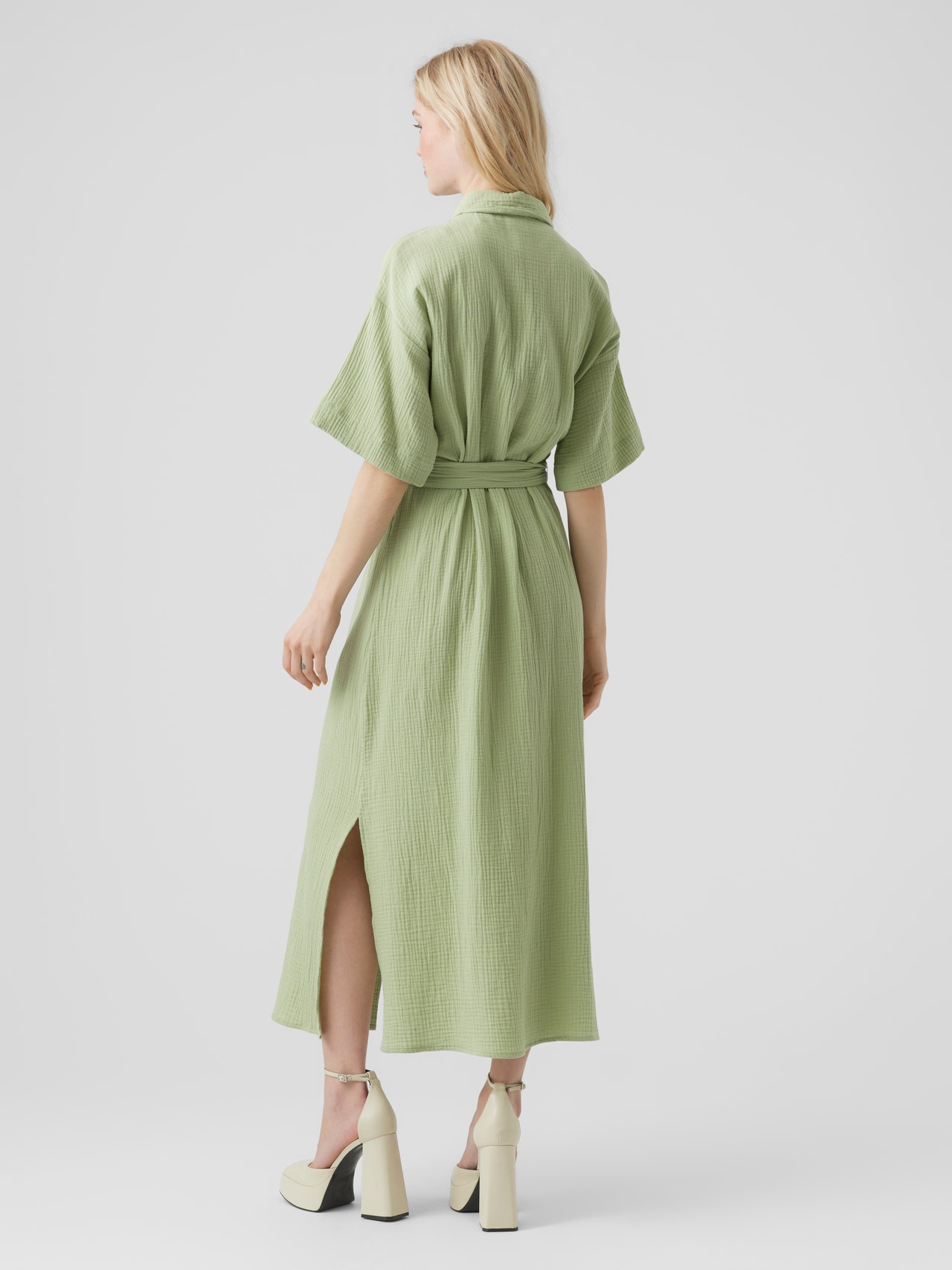 Vero Moda VMNATALI Lång klänning -Reseda - 10283129