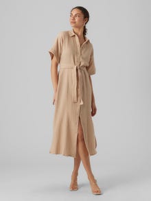 Vero Moda VMNATALI Vestito lungo -Irish Cream - 10283129