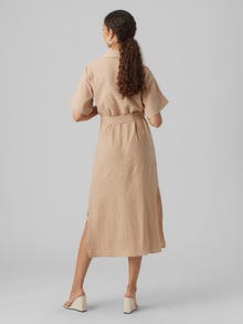 Vero Moda VMNATALI Vestito lungo -Irish Cream - 10283129