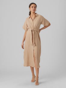 Vero Moda VMNATALI Vestito lungo -Irish Cream - 10283129