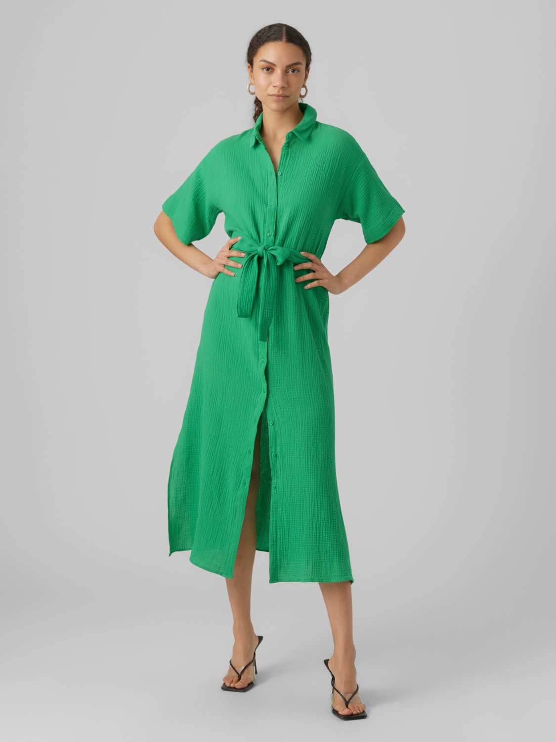 Het eens zijn met Reinig de vloer regering Lange jurk | Medium Green | Vero Moda®