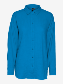 Vero Moda VMNATALI Hemd -Ibiza Blue - 10283131
