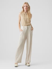 Vero Moda VMTIRAVER Pantaloni -Oatmeal - 10283181