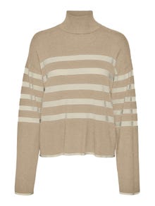 Vero Moda VMHAPPINESS Pullover -Irish Cream - 10283277