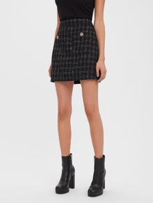 Vero Moda VMLIVASTA High waist Short skirt -Black - 10283335