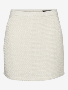 Vero Moda Kõrge vöökoht Lühike seelik -Birch - 10283335