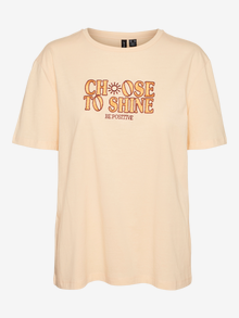 Vero Moda VMFRESH T-shirts -Apricot Ice - 10283346