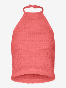 Vero Moda VMSHAJI Pullover -Georgia Peach - 10283477