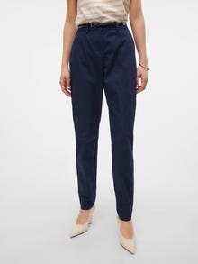 Vero Moda VMFLASHINO Taille moyenne Chinos -Navy Blazer - 10283542
