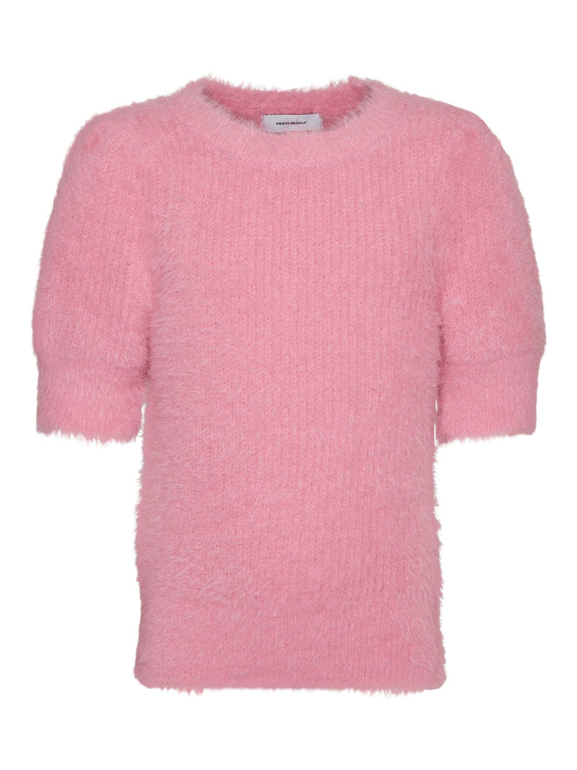 Short sleeve hot sale fuzzy sweater