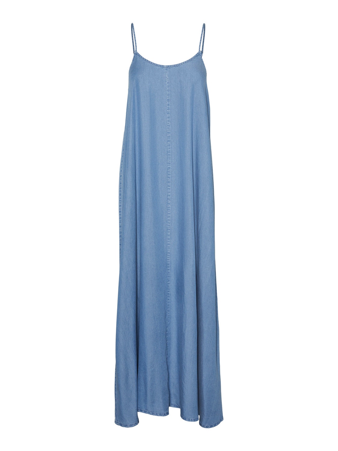 Vero Moda VMHARPER Langes Kleid -Medium Blue Denim - 10283677