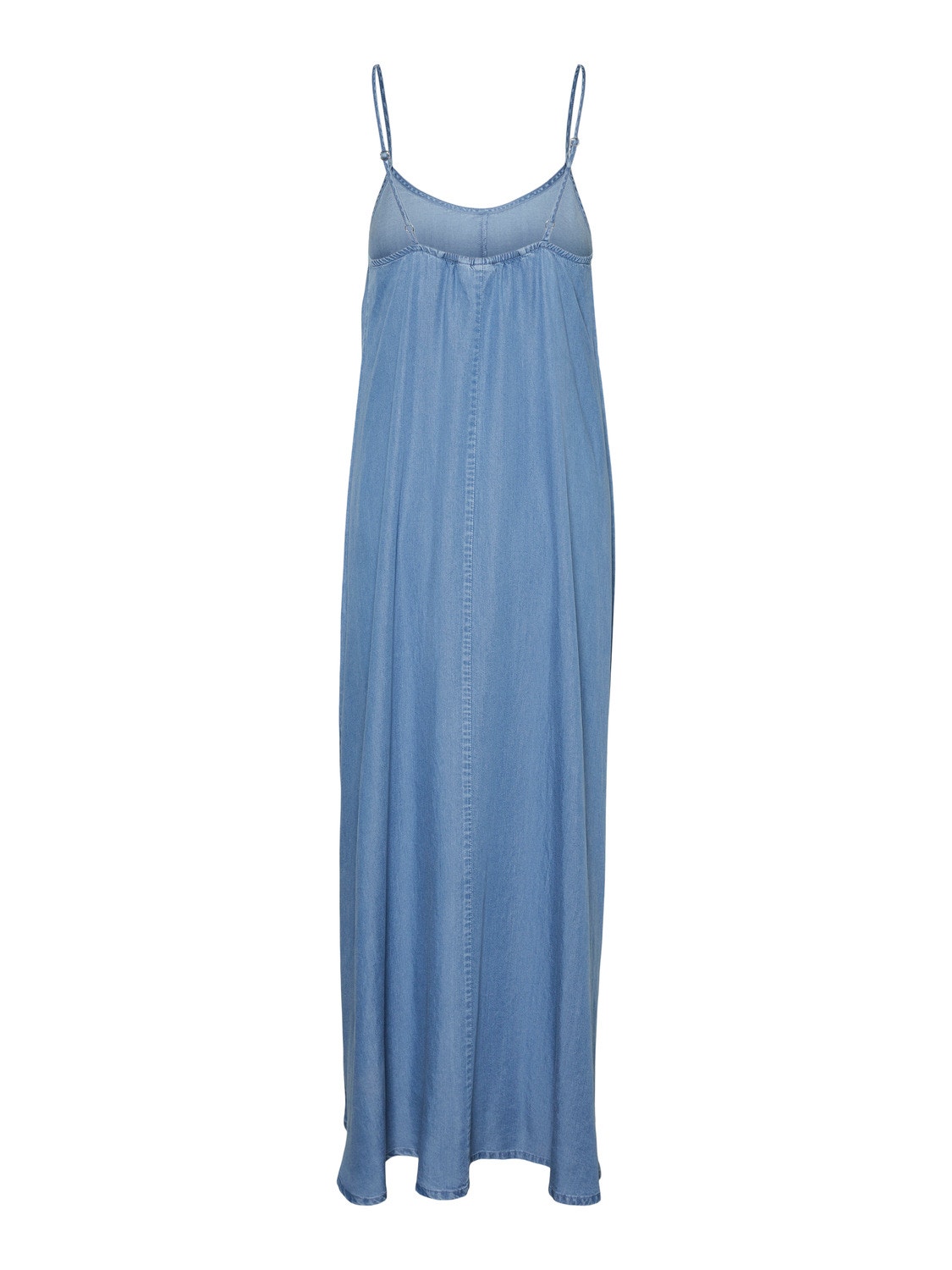 Vero Moda VMHARPER Langes Kleid -Medium Blue Denim - 10283677