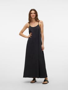 Vero Moda VMHARPER Langes Kleid -Black Denim - 10283677