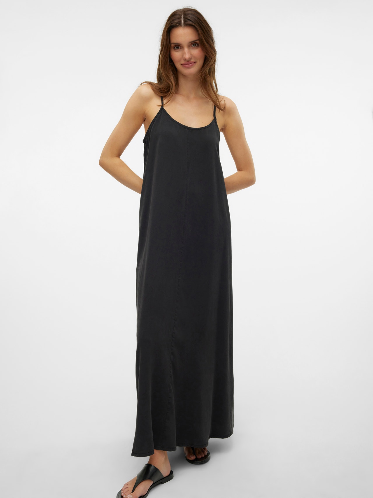 Vero Moda VMHARPER Lange jurk -Black Denim - 10283677