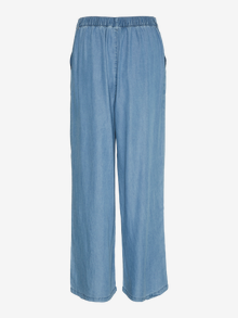 Vero Moda VMHARPER Mid waist Trousers -Medium Blue Denim - 10283715