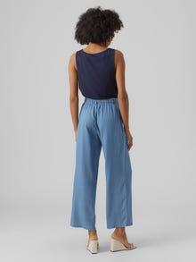 Vero Moda VMHARPER Mellemhøj talje Bukser -Medium Blue Denim - 10283715